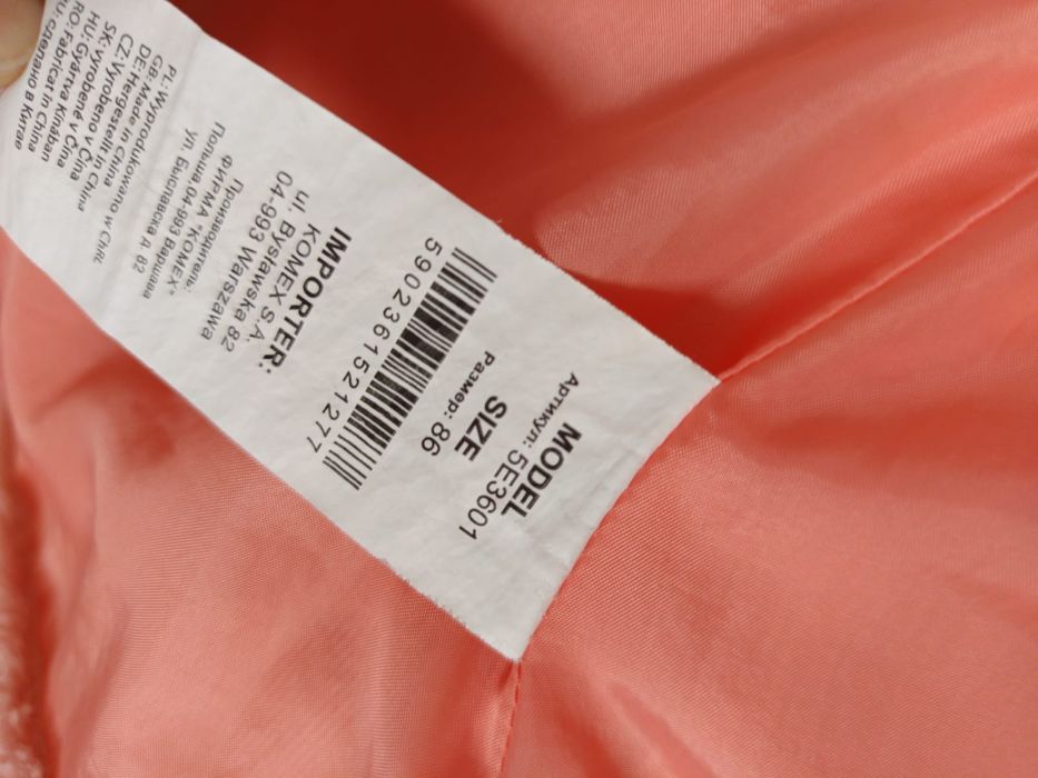 Płaszczyk przejściowy, rozm. 86,  5-10-15