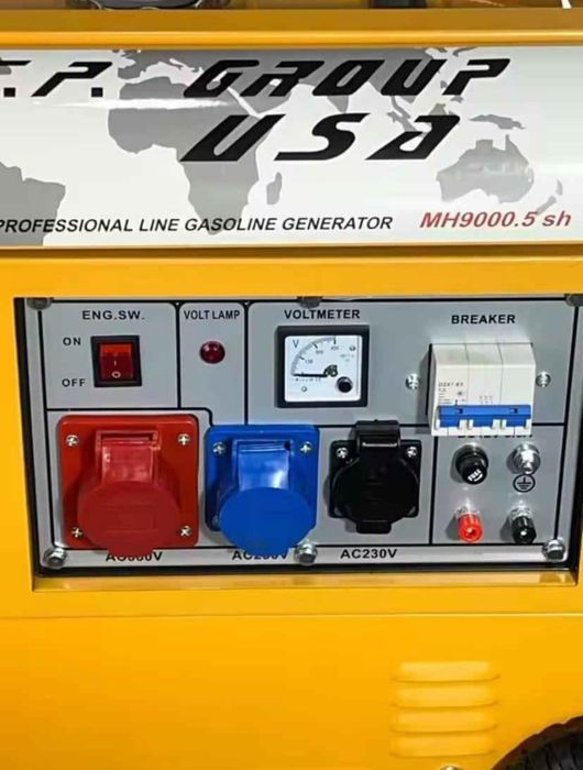 Gerador a gasolina 9000w trifásico e monofásico 9.5hp E.P Group USA
