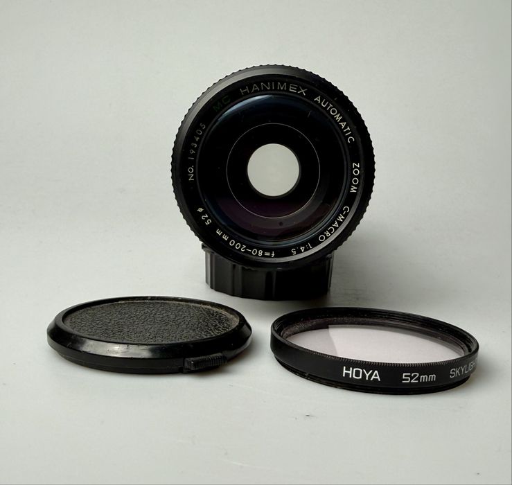 Hanimex automatic zoom c-macro 80-200/4.5 байонет canon fd