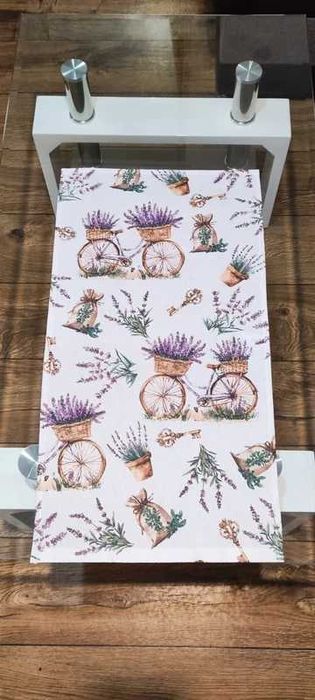 Ściereczki kuchenne liliowe miętowe prowansalskie lawenda fiolet