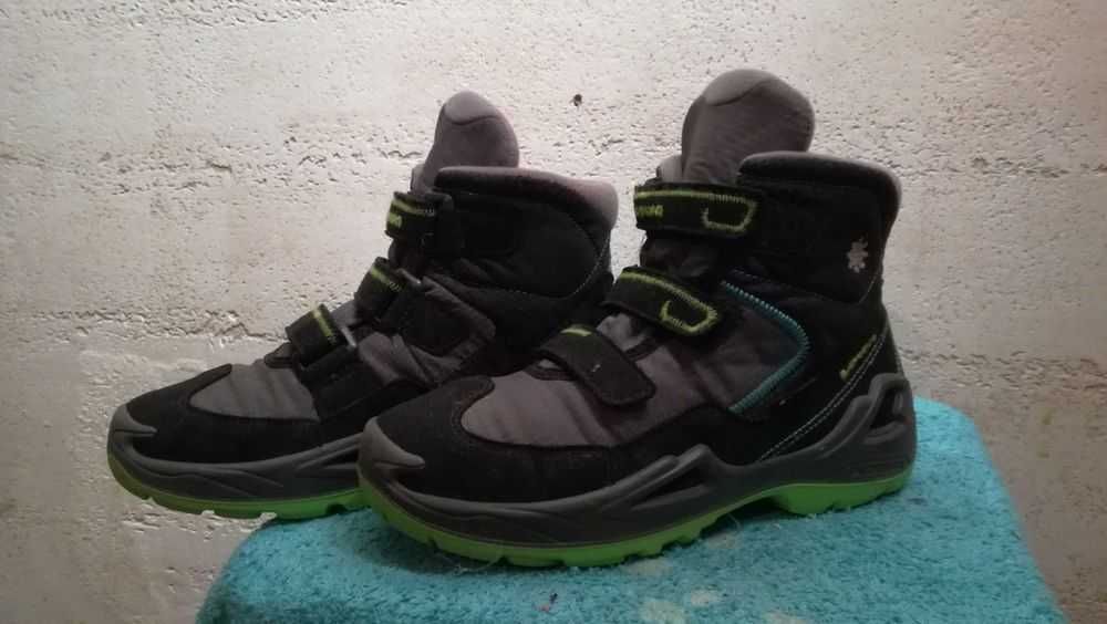 Dziecięce śniegowce LOWA MILO GTX MID r.36 Gore-Tex stan bardzo dobry