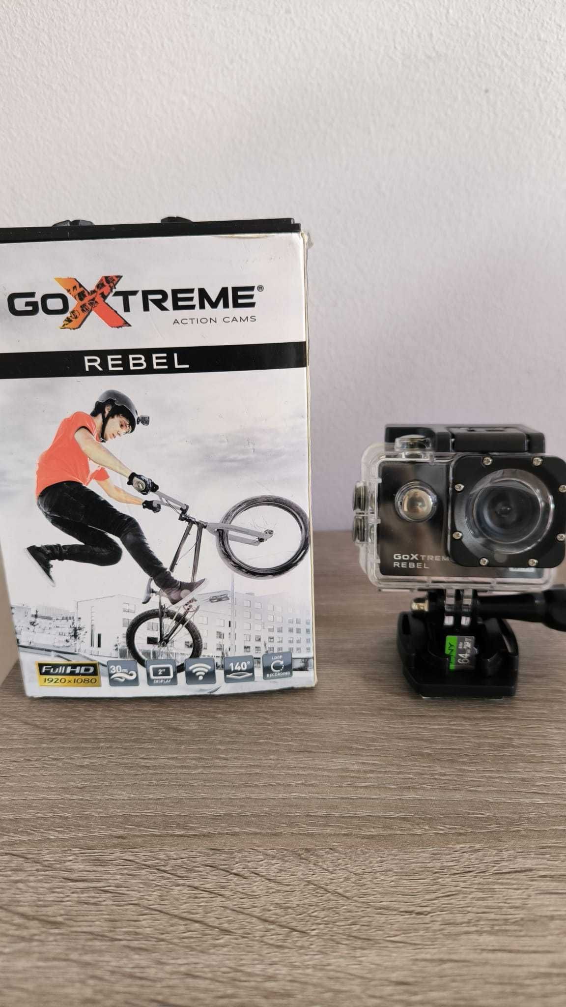 Câmera de Ação Go Xtreme Rebel com cartão de memória