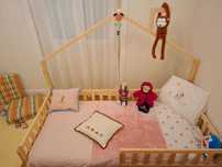 Cama montessori casinha + colchão (TUDO NOVO) 90x190cm