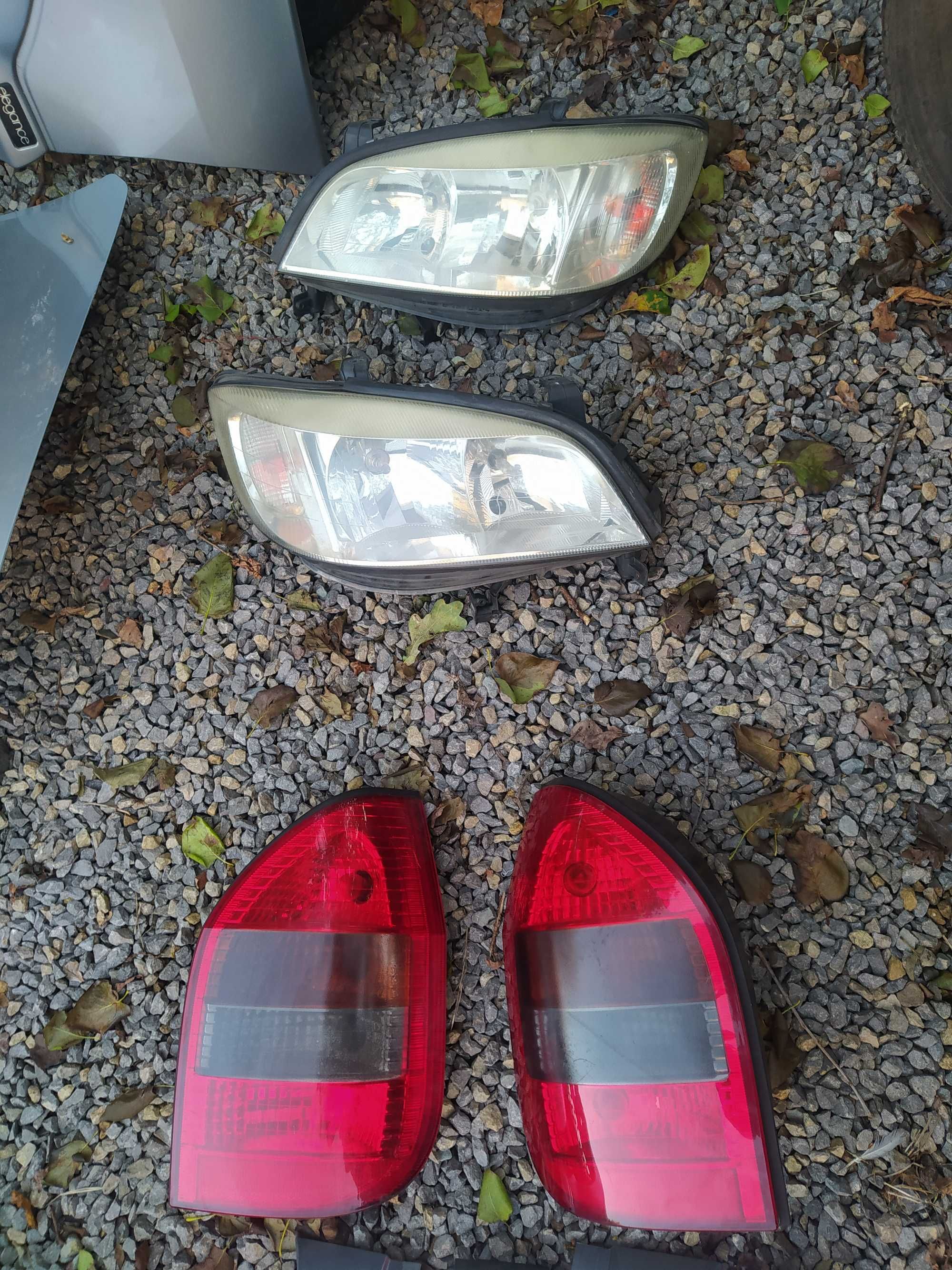 opel zafira a z161 przód zderzak maska błotnik pas przedni lampa