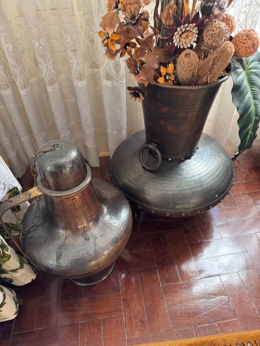 Vaso cobre antigo