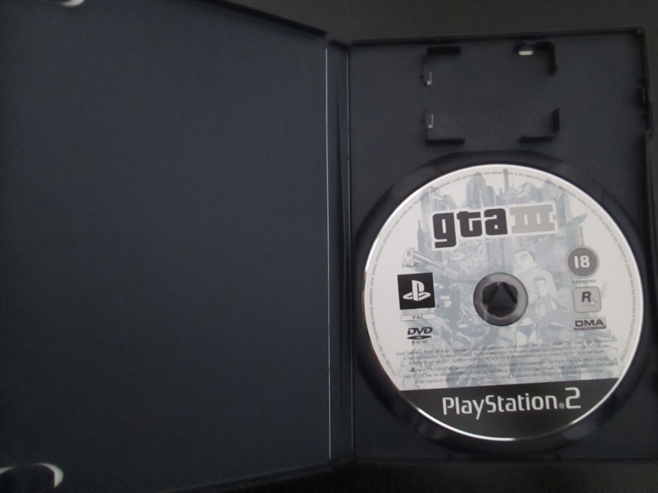 Grand Theft Auto III PS2 (sem manual e mapa)