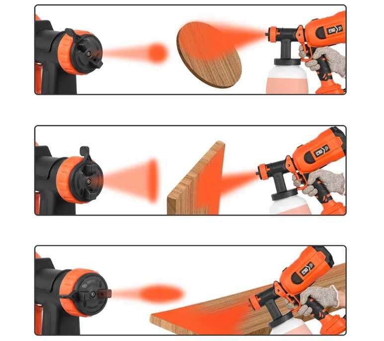 697 -  Pintura elétrica PROSTORMER 750W, pulverizador de tinta 1000ml