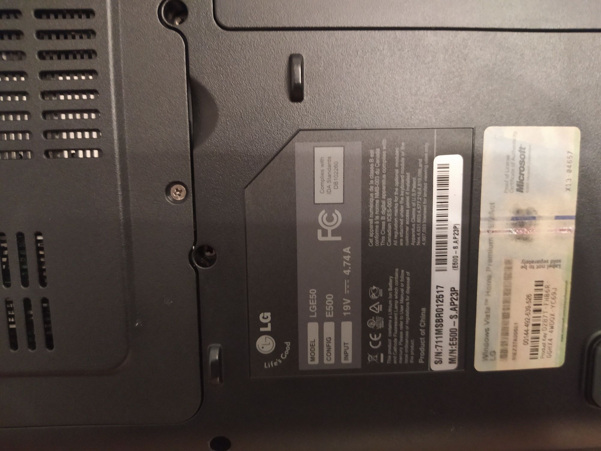 Portátil LG  15" C/CD