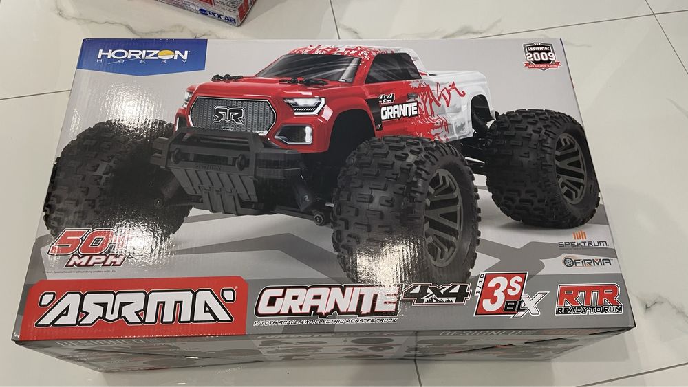 ARRMA 1:10 GRANITE 4X4 V3 3S BLX RTR (красный)  traxxas hpi losi mugen