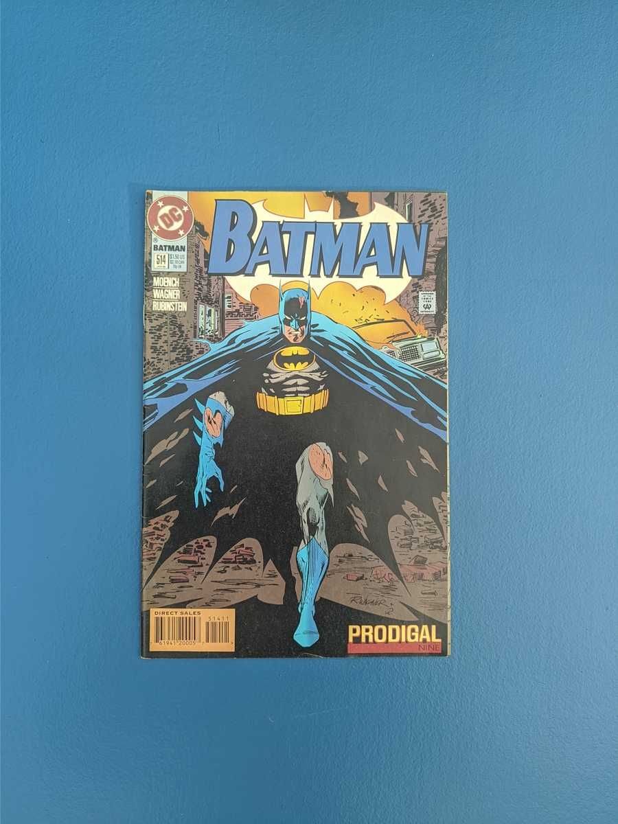 DC Batman #514 Prodigal pt. 9 1995 Moench Wagner Rubinstein komiks