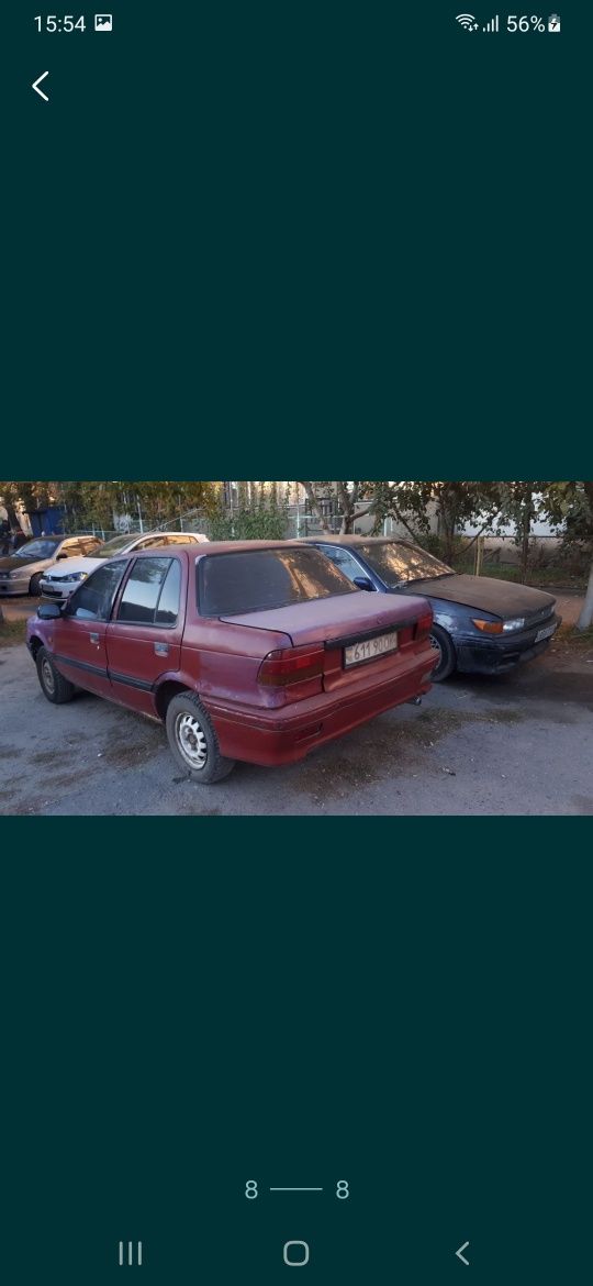 Продам запчасти митсубиси лансер с62 1988 1989 1990 1991 1992 г.в 1990