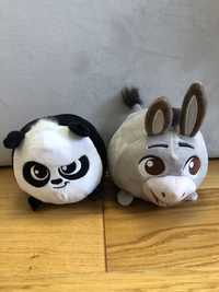 Maskotki Kung-fu Panda i Osiołek