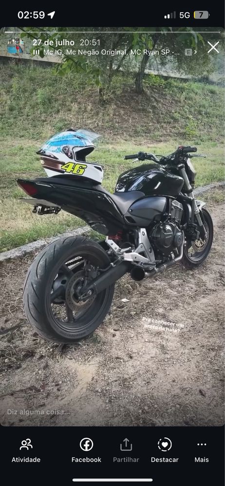 Hornet 600 ano 2012