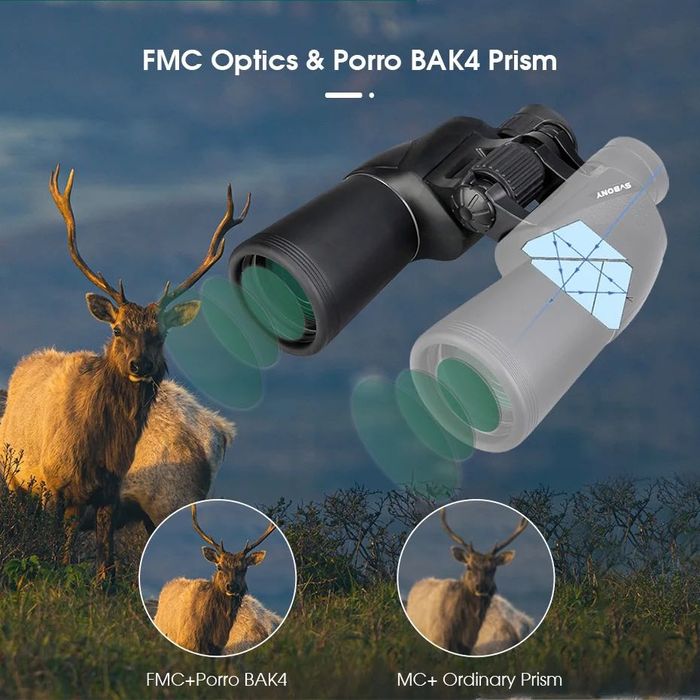 Бінокль Svbony SV206 10x50 Porro