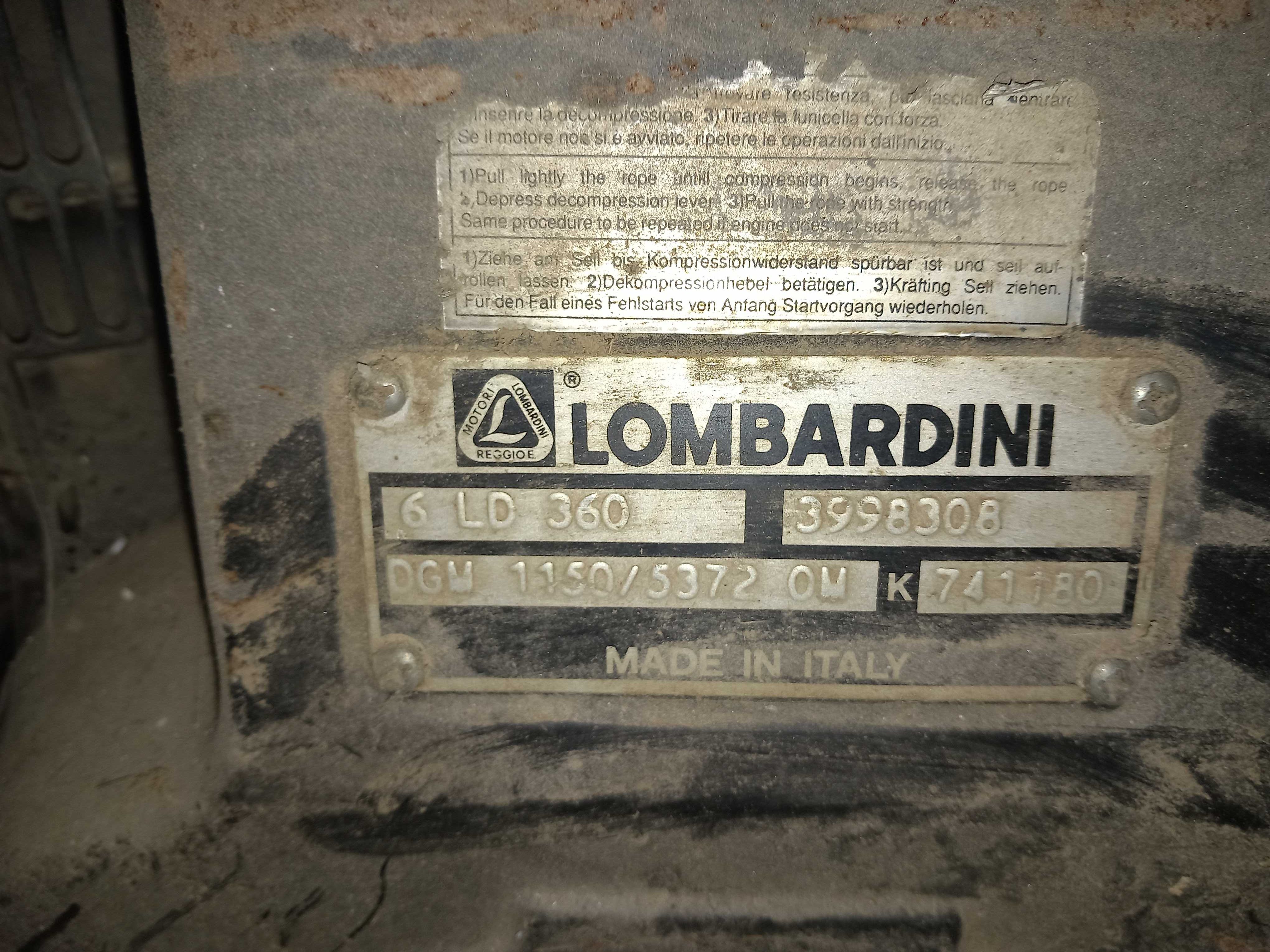 Moto Enxada Lombardini