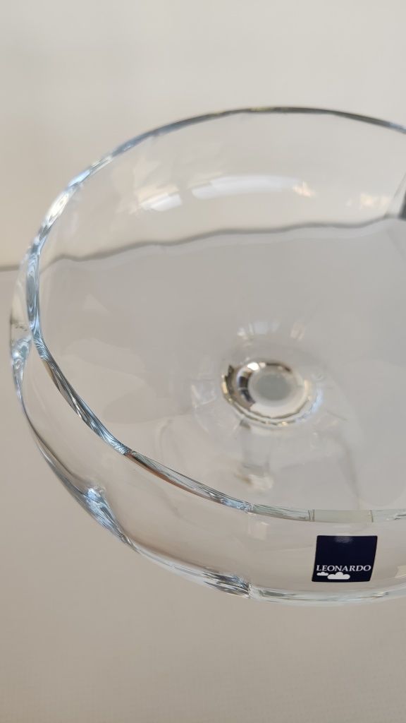 Taça decorativa de cristal