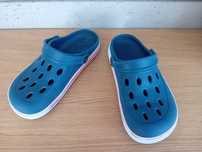 Klapki plastikowe basenowe Vty Deichmann r.34 jak Crocs granatowe