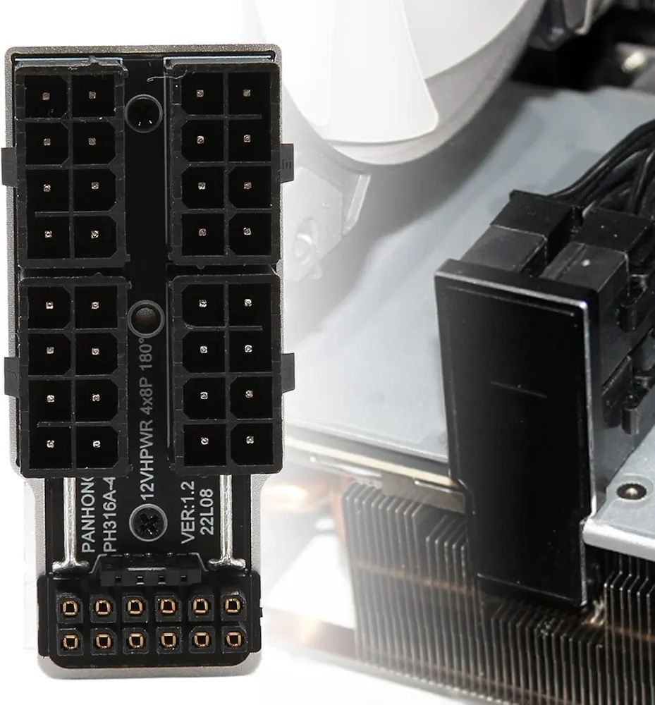 Карта адаптера живлення GPU, 4x8P до 12VHPWR 12P Plus 4P ATX3.0 PCIe 5