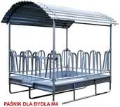 PAŚNIK OCYNKOWANY z daszkiem dla Bydła Koni Krów