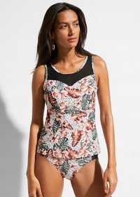 B.P.C top tankini wzór roślinny ^52