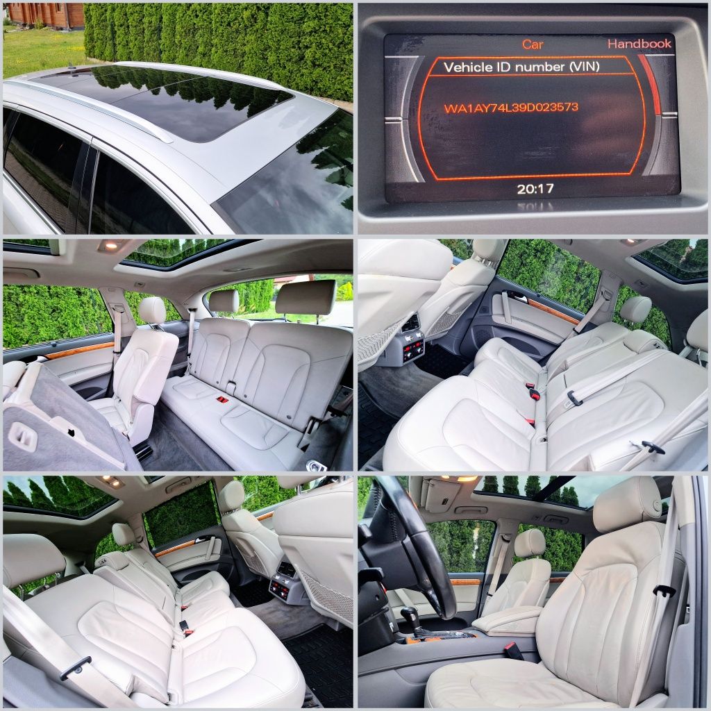 Audi Q7 3.6 V6 280KM QUATTRO 2009r 7-Osob, Niski Przebieg, ZAMIANA