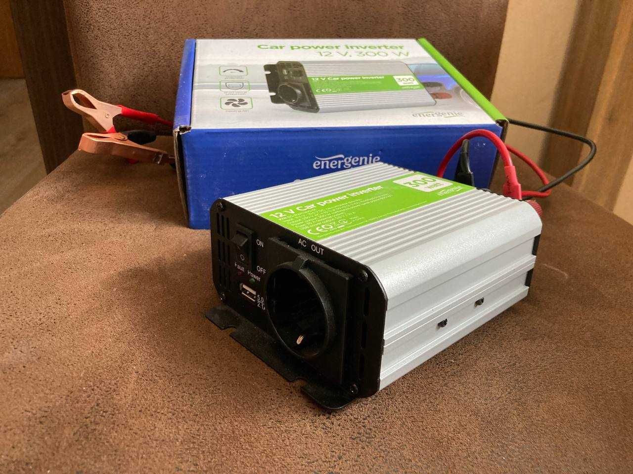 Автоинвертор EnerGenie EG-PWC300-01 300W