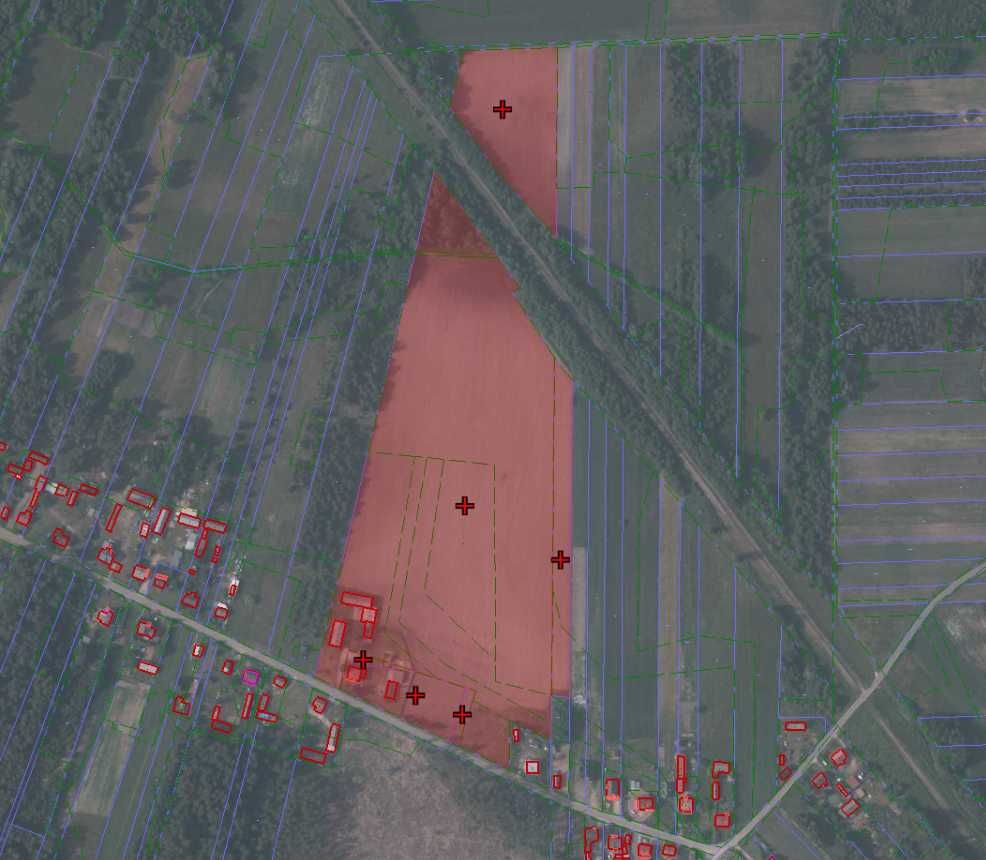 Nieruchomość zabudowana 7,68 ha w Błędnicy, gm. Małkinia Górna