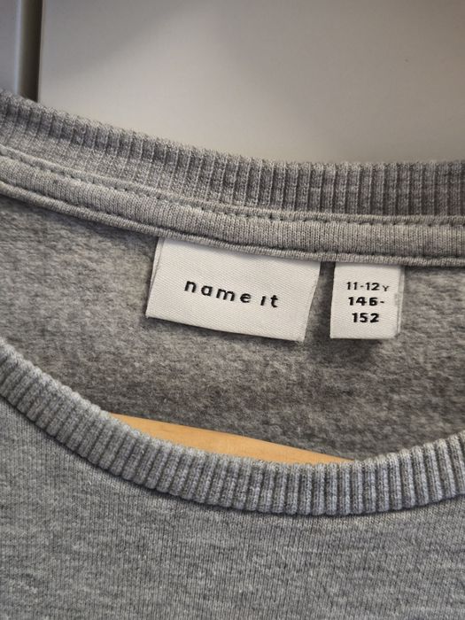 Bluza świąteczna Name it, r. 146/152, renifer, czapka Mikołaja