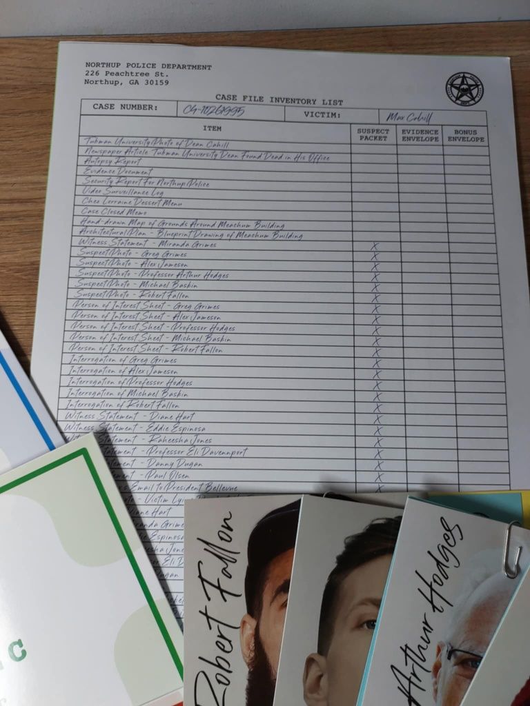 Gra detektyw Unsolved case files