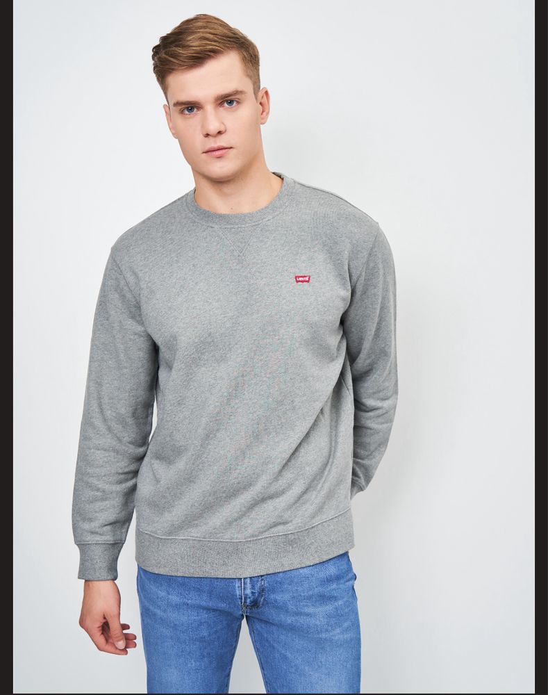 Світшот Levi's New Original Crew Chisel Grey Heather