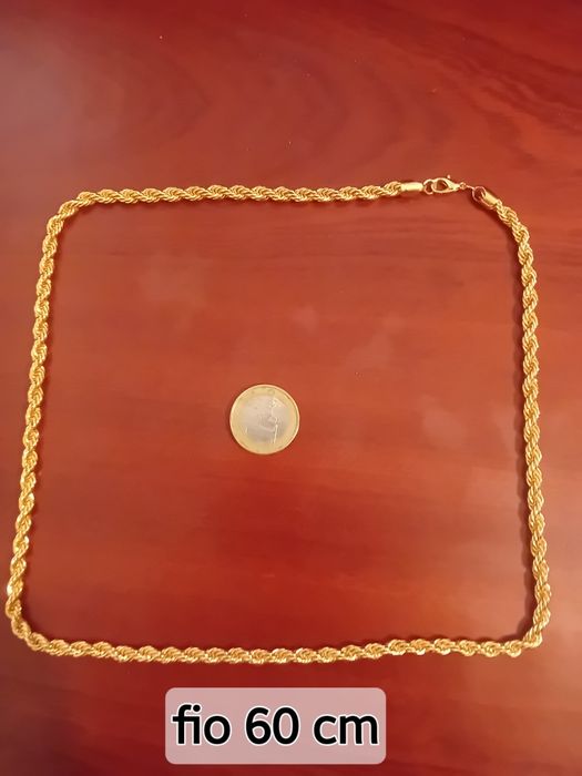 Fio banhado a ouro 18k