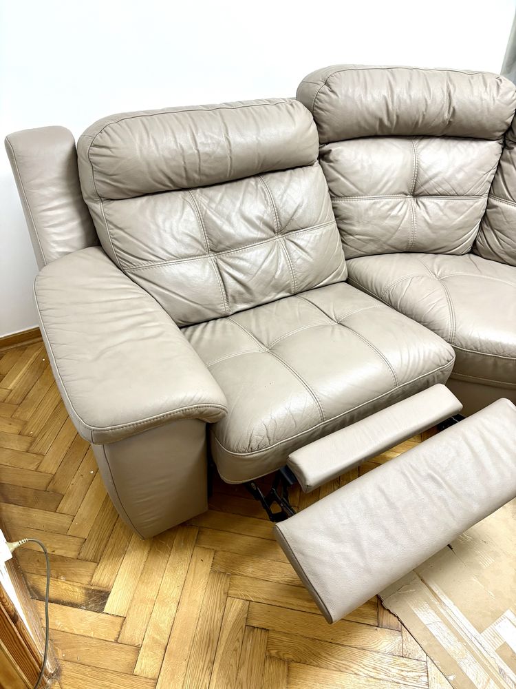 Narożnik kanapa Toledo z funkcją relax Agata Meble