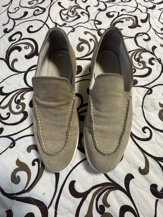 Мужские лоферы замш