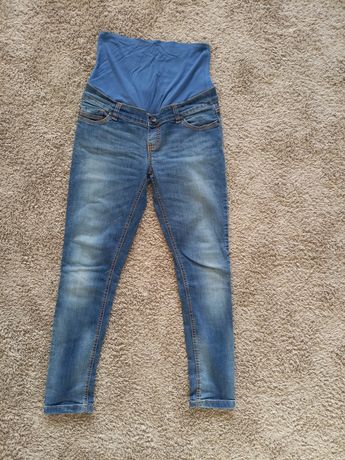 Spodnie jeansowe ciążowe z pasem Happymum M