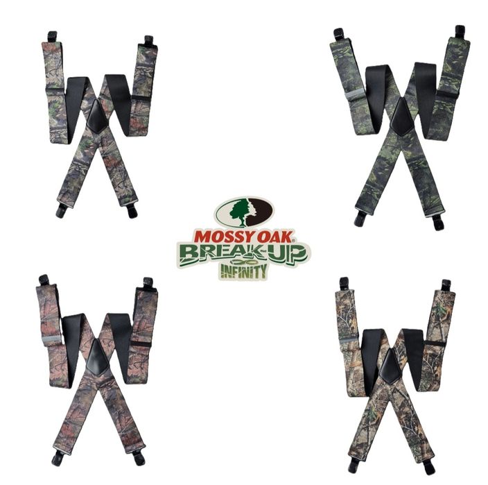 Підтяжки широкі Mossy Oak | Подтяжки тактические, рыбацкие, охотничьи