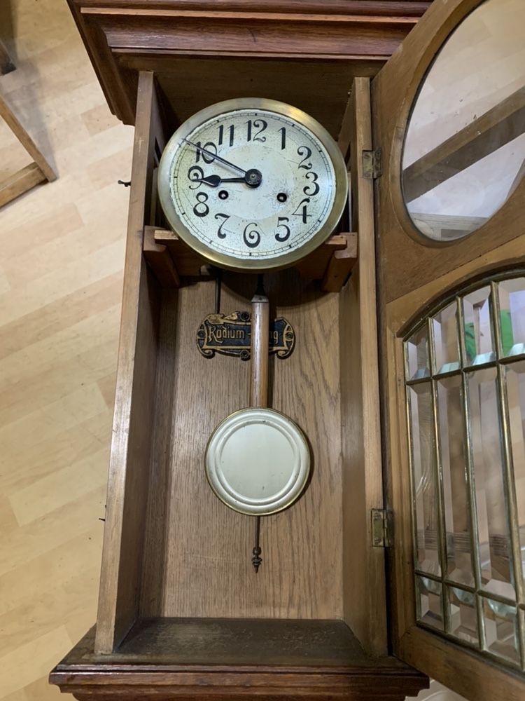 Старинные, довоенные, настенные часы Schlenker & Kienzle