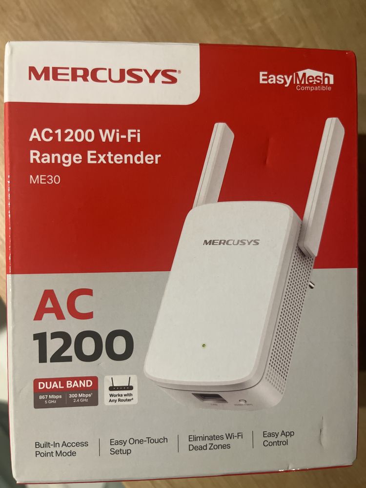Wzmacniacz WiFi mercusys AC1200