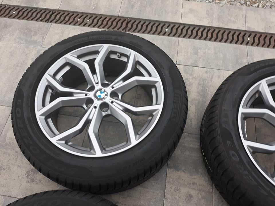 Oryginalne koła zimowe 19 BMW X3 G01 X4 G02 opony 245/50 R19