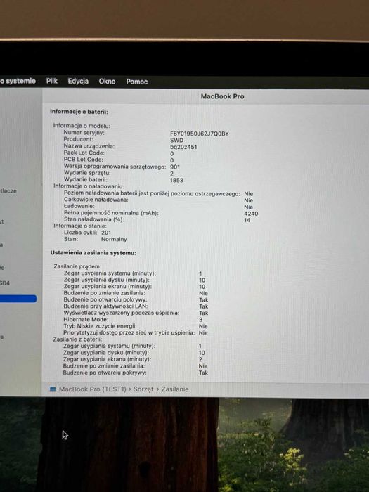 MacBook Pro A2251 13" i5-10th / 16GB / 512GB / Retina / Touch / macOS
