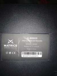 teclado semi-mecânico matrics x-breed rgb