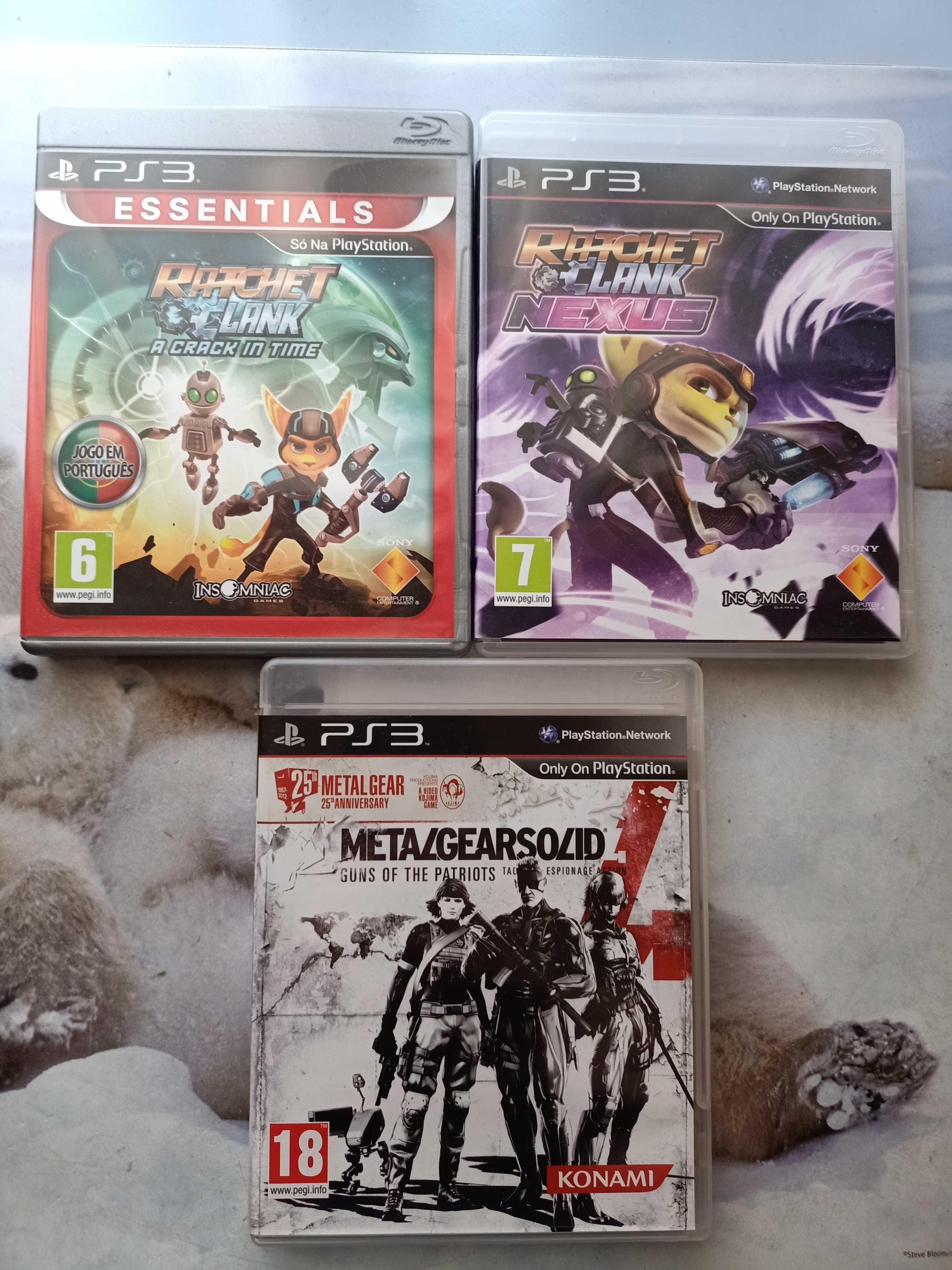 Vários Jogos PS3 - PES, GTA, Ratched & Clank, Metal Gear Solid