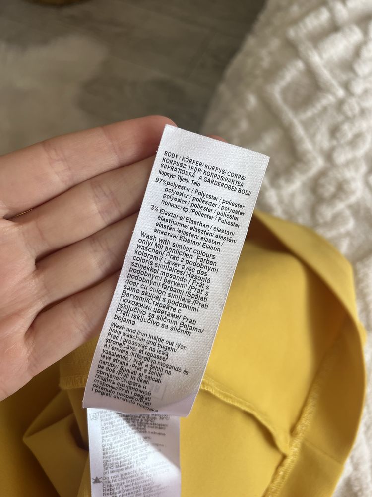 żółta elegancka sukienka orsay