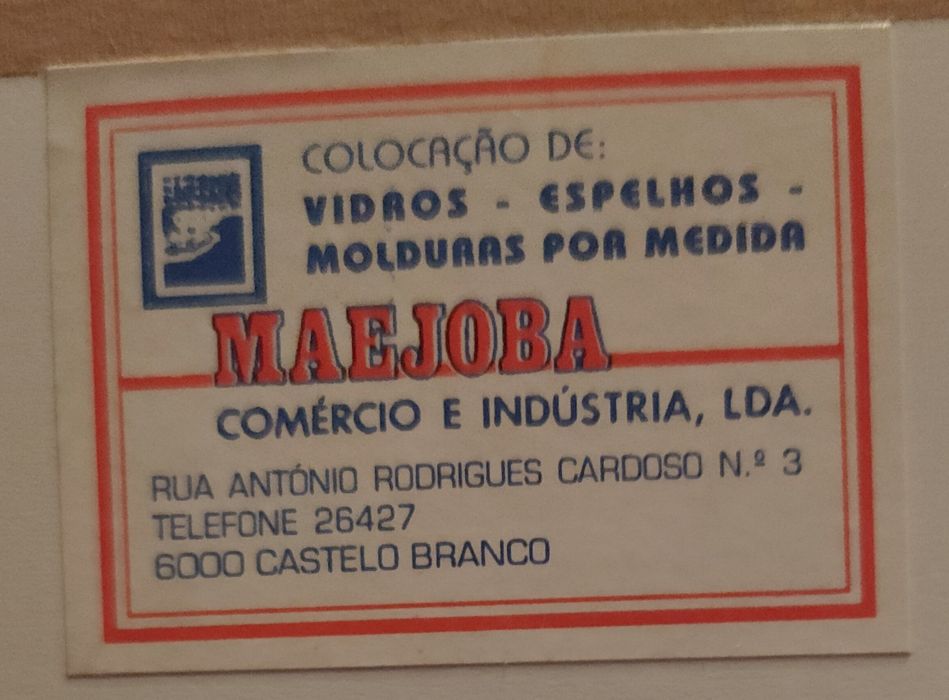 Quadro Antigo c/Motivos Arte Sacra em Renda