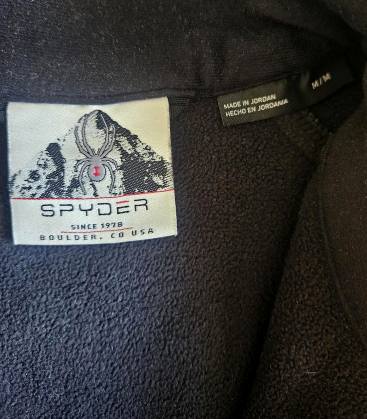 Bluza męska Spyder trekkingowa górska polar ocieplana polarem zamek M