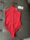 Nowe pomaranczowe/ czerwone body zara r.xs/s