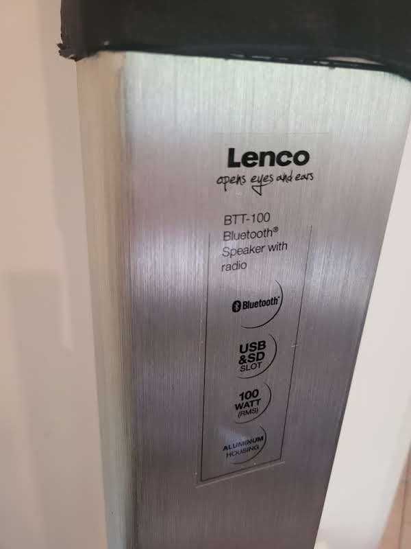 LENCO BTT - 100 głośnik  KOLUMNA bluetooth ]Warszawa