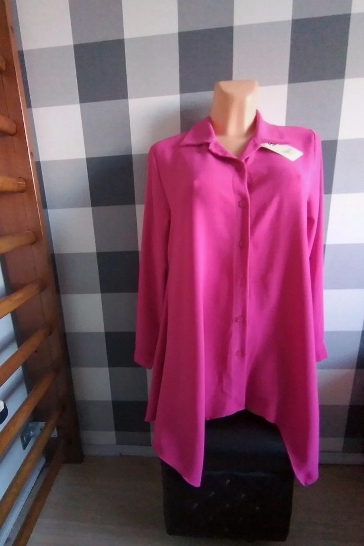 Różowa koszula neon rozmiar XL /XXL