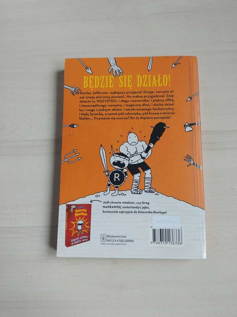 Ahoj  Przygodo Teraz Rowley świat dziennika cwaniaczka Jeff Kinney