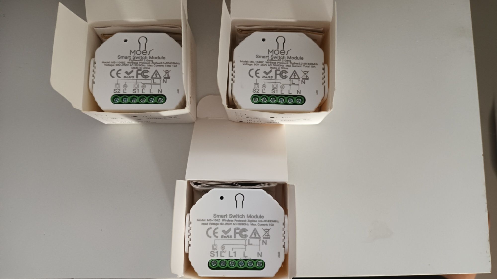 Modulos Zigbee switch
