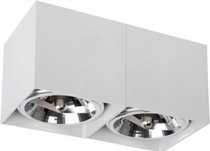 Lucide DIALO - Reflektor sufitowy - 2x35W 2800K - Biały